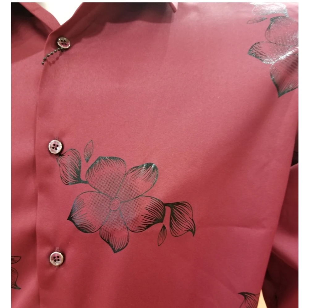 Flower Pattern Shirt - Picture 2 of 3